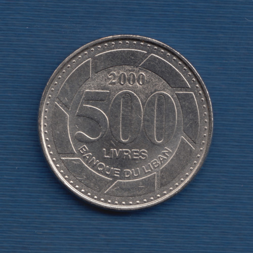 500 Ливров 2000 - Ливан 500 Ливров 2000 - Ливан