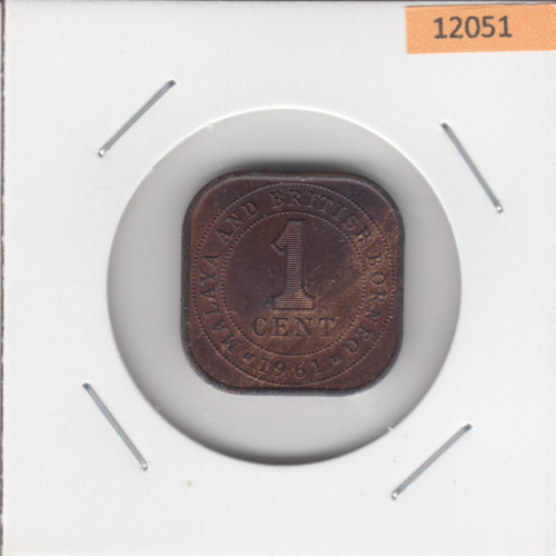 1 Цент 1961 - Малайя и Британское Борнео