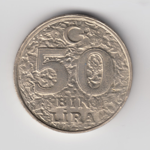 50000 Лир 2000 - Турция 50000 Лир 2000 - Турция