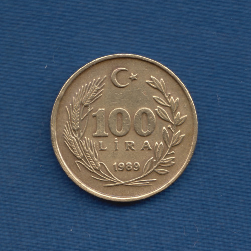 100 Лир 1989 - Турция 100 Лир 1989 - Турция