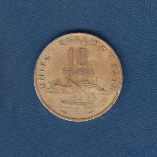 10 Франков - 1977 - Джибути 10 Франков - 1977 - Джибути