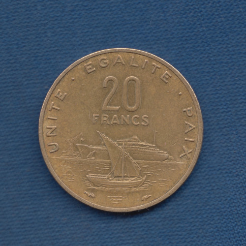 20 Франков - 1977 - Джибути 20 Франков - 1977 - Джибути