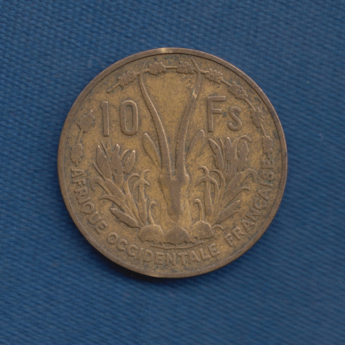 10 франков 1956 - Французская Западная Африка 10 франков 1956 - Французская Западная Африка
