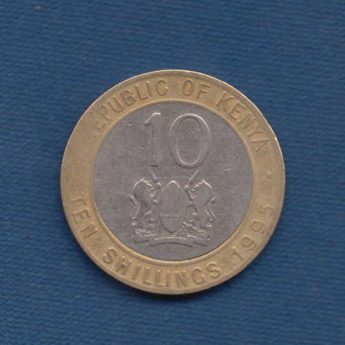 10 Шиллинг - 1995 - Кения 10 Шиллинг - 1995 - Кения