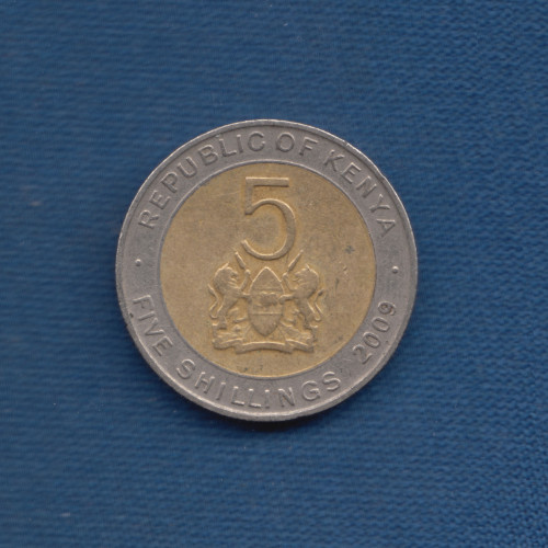 5 Шиллинг - 2009 - Кения 5 Шиллинг - 2009 - Кения