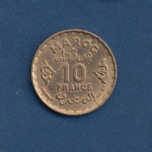 10 Франков - 1952 - Марокко 10 Франков - 1952 - Марокко