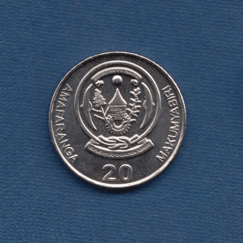 20 Франков - 2009 - Руанда 20 Франков - 2009 - Руанда