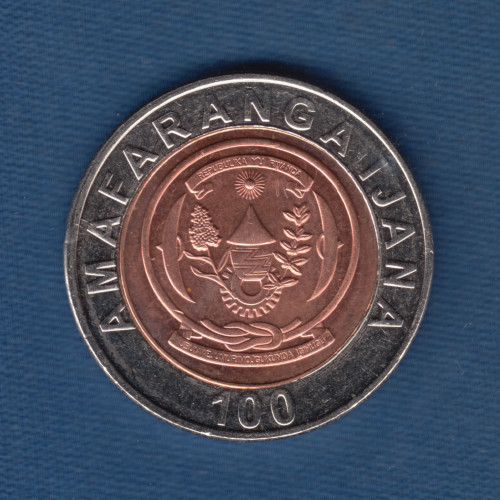 100 Франков - 2007 - Руанда 100 Франков - 2007 - Руанда