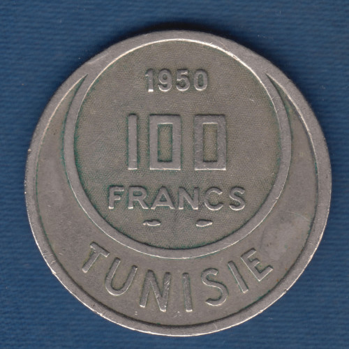 100 Франков - 1950 - Тунис 100 Франков - 1950 - Тунис