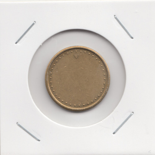 Coffee Machine Token Blank with 38/42 beads and triangular mintmark; 21 mm Coffee Machine Token Blank with 38/42 beads and triangular mintmark; 21 mm