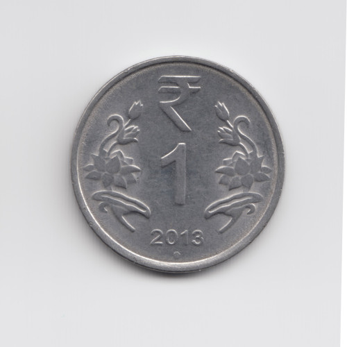 1 Rupee - 2013 - India 1 Rupee - 2013 - India