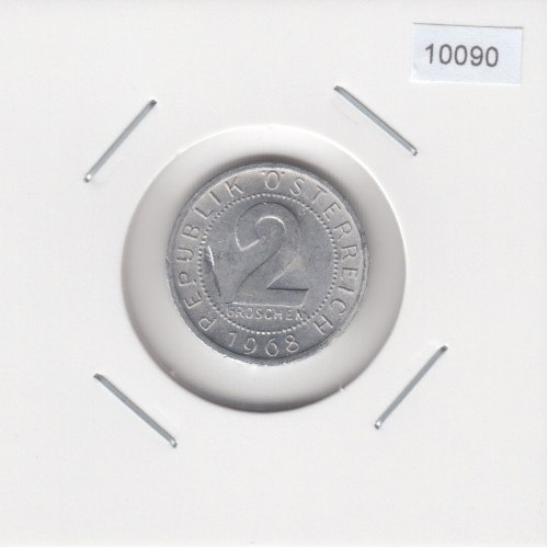 2 Грошей 1968 - Австрия 2 Грошей 1968 - Австрия