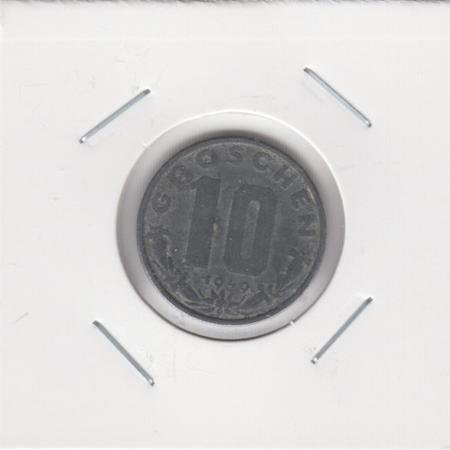 10 Грошей 1949 - Австрия 10 Грошей 1949 - Австрия