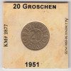 20 Грошей 1951 - Австрия
