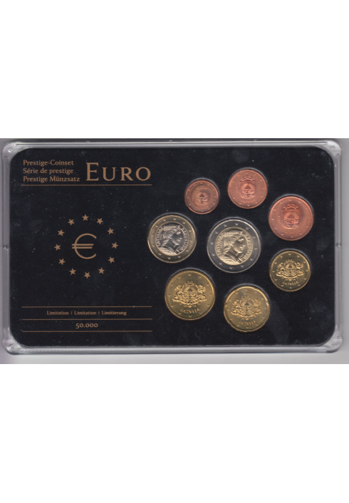 Euro coin set - Latvia -  2014