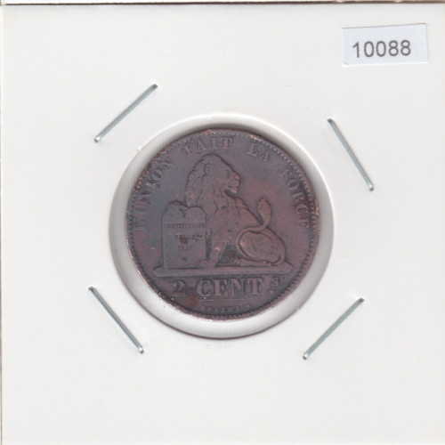 2 Centimes 1874 - Belgium 2 Centimes 1874 - Belgium