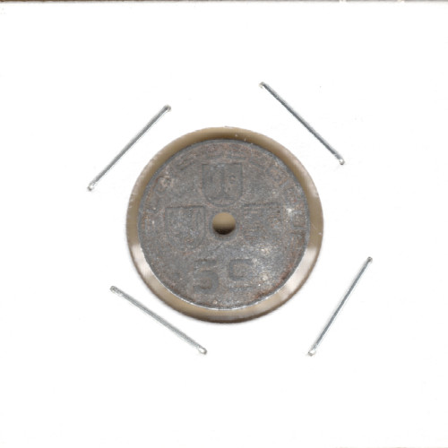 5 Сантимов 1942 - Бельгия