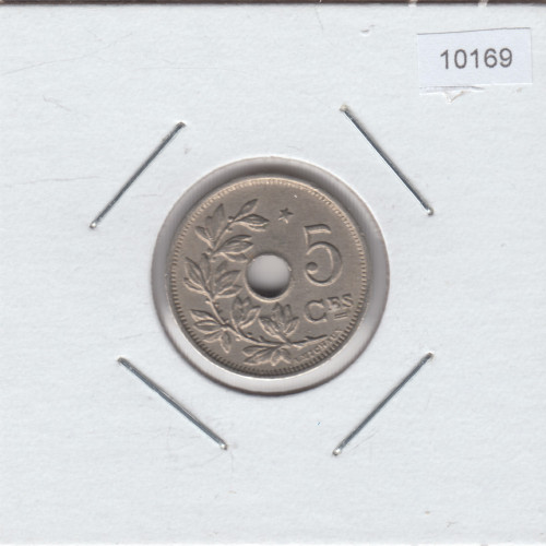 5 Сантимов 1932 - Бельгия - with star stands on one peak falling