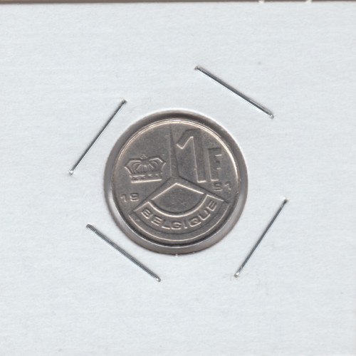 1 Франк 1990 - Бельгия 1 Франк 1990 - Бельгия