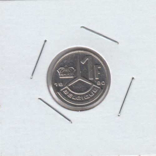 1 Франк 1990 - Бельгия 1 Франк 1990 - Бельгия