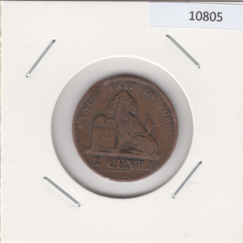 2 Centimes 1873 - Belgium 2 Centimes 1873 - Belgium