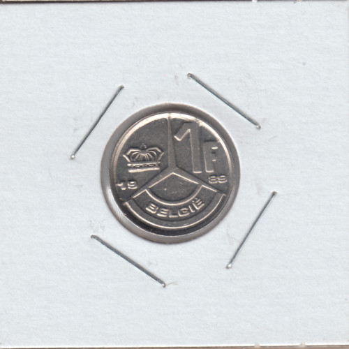 1 Франк 1989 - Бельгия 1 Франк 1989 - Бельгия