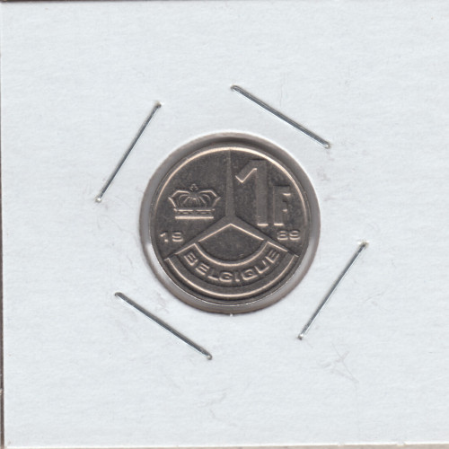 1 Франк 1989 - Бельгия 1 Франк 1989 - Бельгия