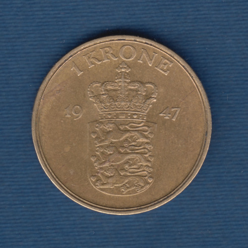 1 Krone -1947 - Denmark 1 Krone -1947 - Denmark