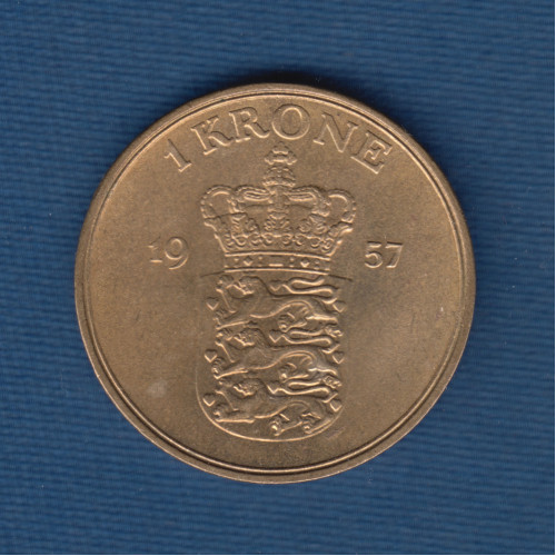 1 Krone -1957 - Denmark 1 Krone -1957 - Denmark