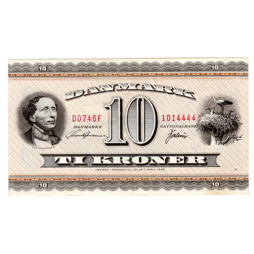 10 Крон 1969 - Дания - "TI"