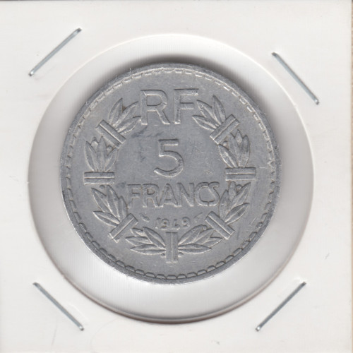 5 Франков 1949 - Франция 5 Франков 1949 - Франция