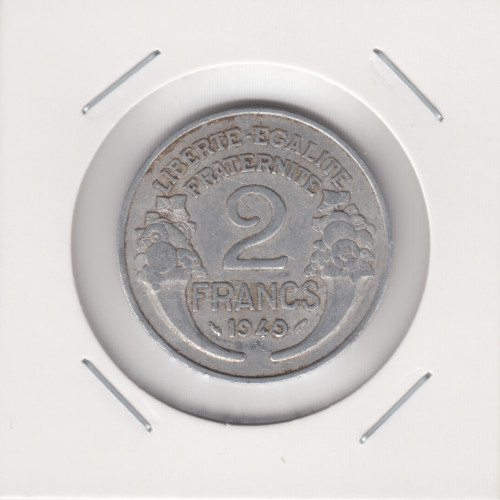 2 Франкa 1949 - Франция 2 Франкa 1949 - Франция