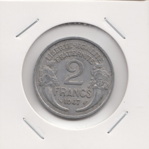 2 Франкa 1947 - Франция 2 Франкa 1947 - Франция