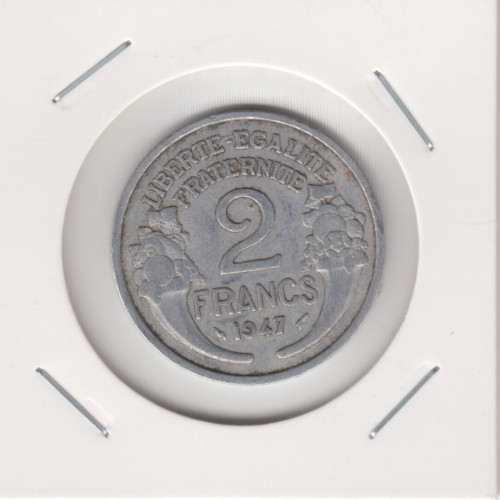 2 Франкa 1947 - Франция 2 Франкa 1947 - Франция