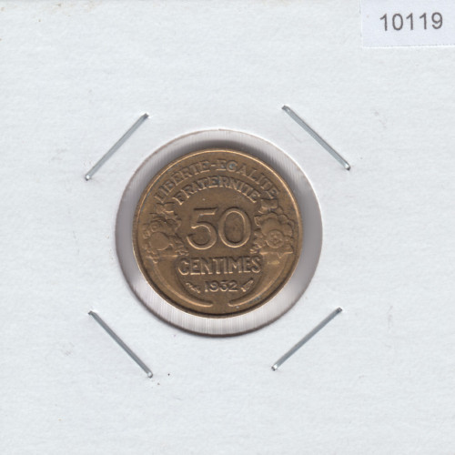 50 Cантимов 1932 - Франция 50 Cантимов 1932 - Франция