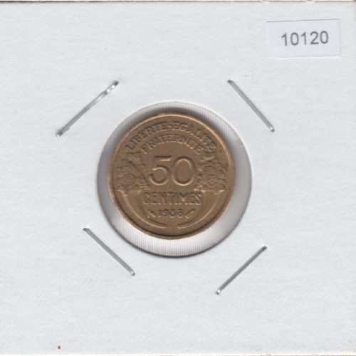50 Cантимов 1938 - Франция 50 Cантимов 1938 - Франция