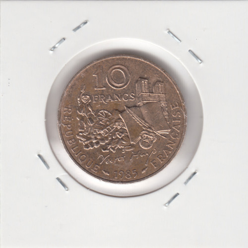 10 Франков 1985 - Франция - Victor Hugo 10 Франков 1985 - Франция - Victor Hugo