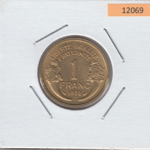 1 Франк 1938 - Франция