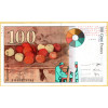 100 Франков 1998 Франция - Сезанн