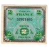 2 Франка 1944 - Франция — Военная Валюта Союзников