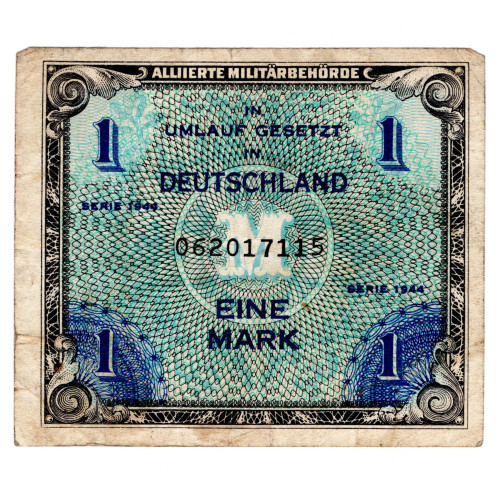 1 Mark - Allied Military Authority 1944 - Germany -7115 1 Mark - Allied Military Authority 1944 - Germany -7115