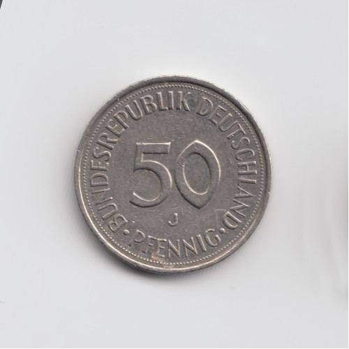 50 Pfennig - 1989 J - Germany 50 Pfennig - 1989 J - Germany