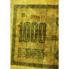 1000 Mark Reichsbanknote 1922 - P# 76g - Watermark Wavy Lines Pattern