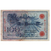 100 Mark 1908- Reichsbanknote; red seal