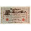 1000 Mark Reichsbanknote; red seals