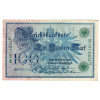 100 Mark 1908- Reichsbanknote; green seal