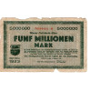 5 Millionen Mark 1923 - Germany - City of Düren (Prussian province of Rhine)