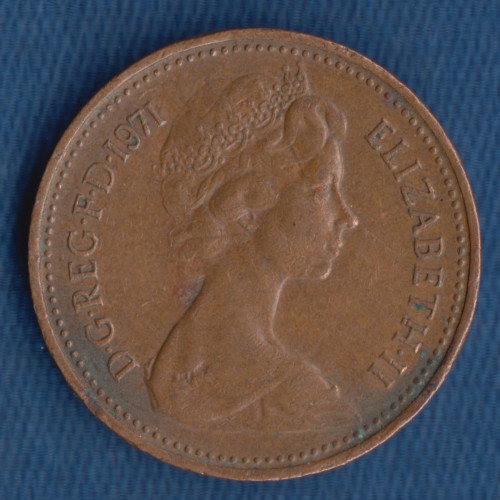 1 Пенни 1971 - Великобритания 1 Пенни 1971 - Великобритания