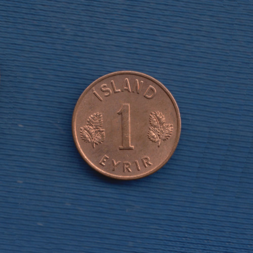 1 Крона 1958 - Исландия 1 Крона 1958 - Исландия