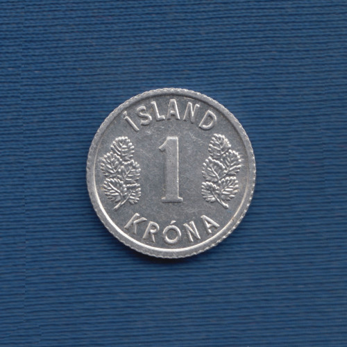 1 Крона 1976 - Исландия 1 Крона 1976 - Исландия